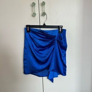 Blue Mini Skirt